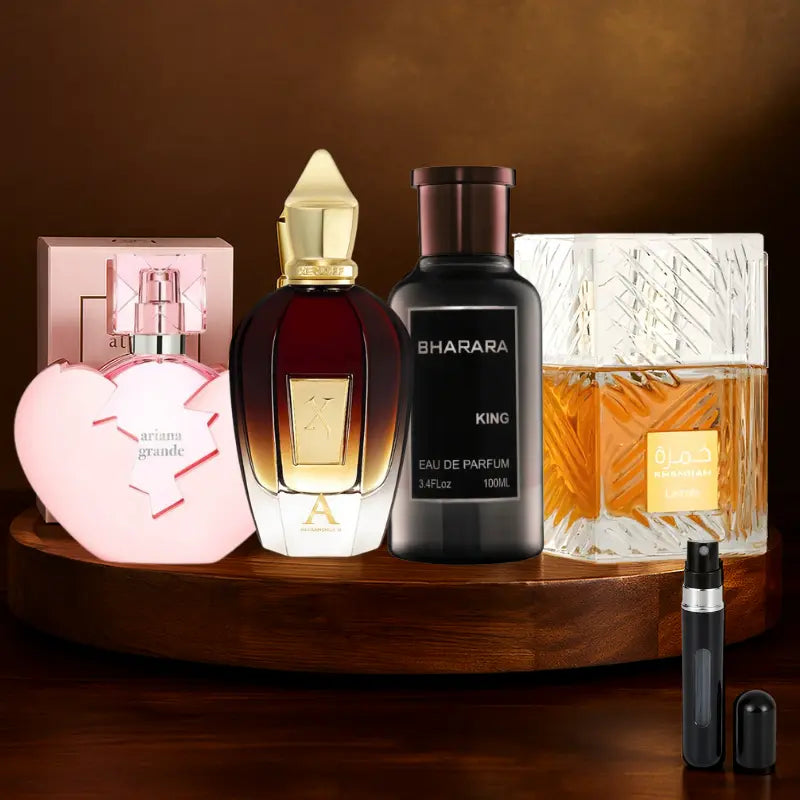 Set de 4 Perfumes | Thank u Next, King, Alexandria 2, Khamrah