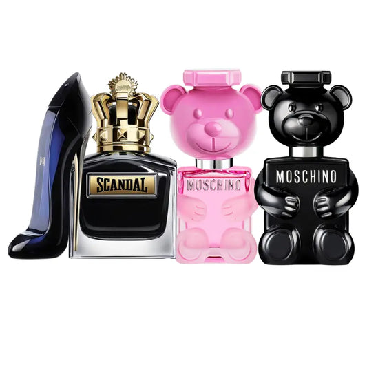 Set de 4 Perfumes | Toy Boy, Scandal Man, Toy 2 Bubble Gum, Good Girl